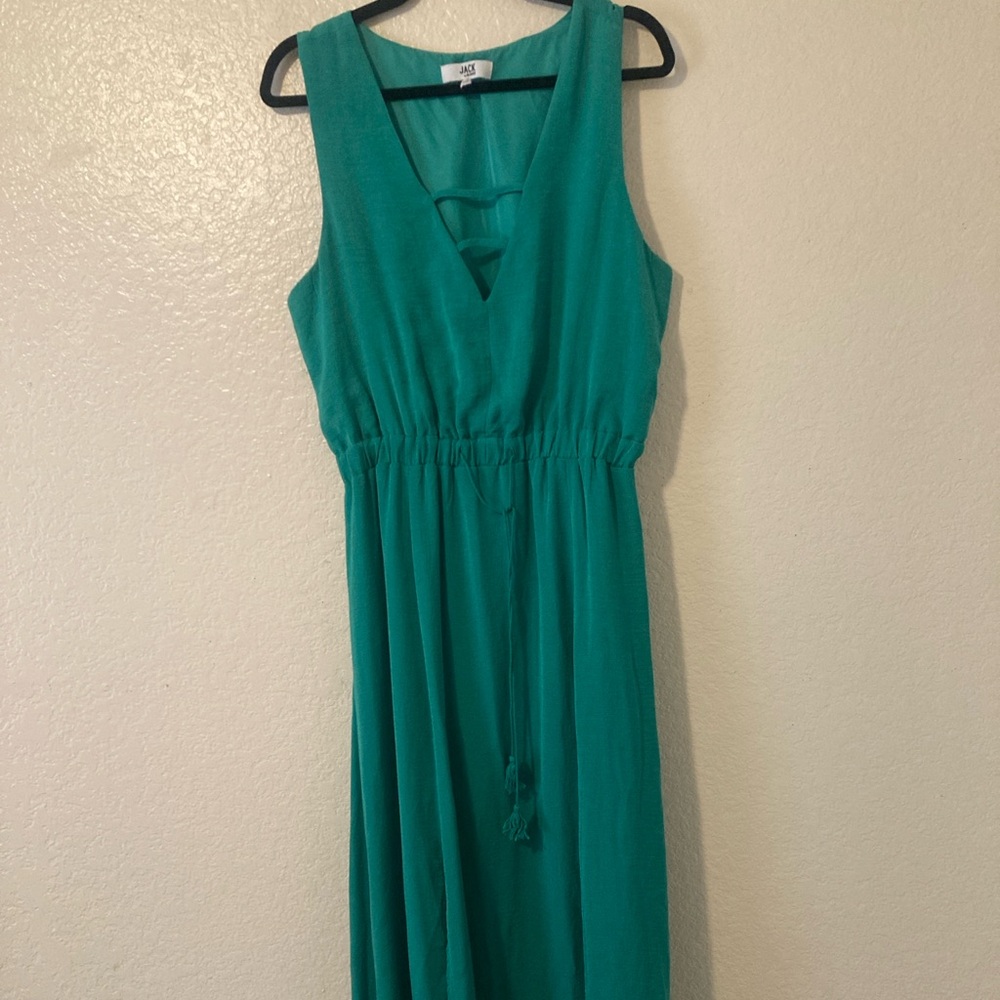 Jack by BB Dakota Emerald Green Maxi Dress